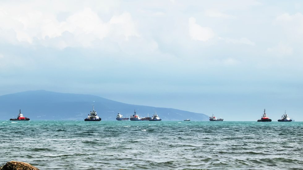 russian cargo ships - black sea